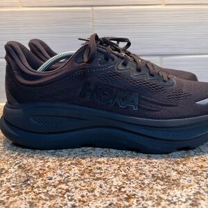 Hoka Men's All-Black Cushioned Athletic Shoe